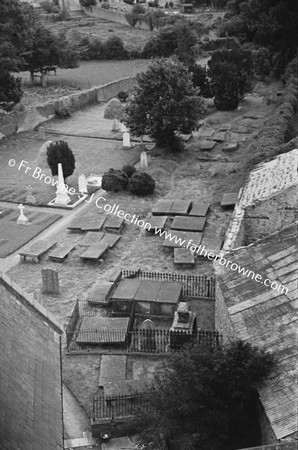 FRENCH CHURCH AND HUGENOT CEMETERY VIEW FROM TOWER